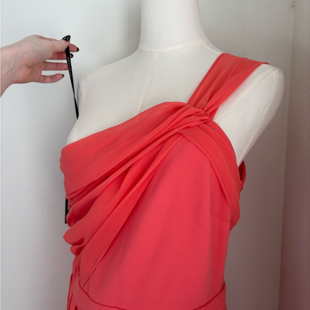 Marciano One-Shoulder Coral Dress - Picture 2 of 4